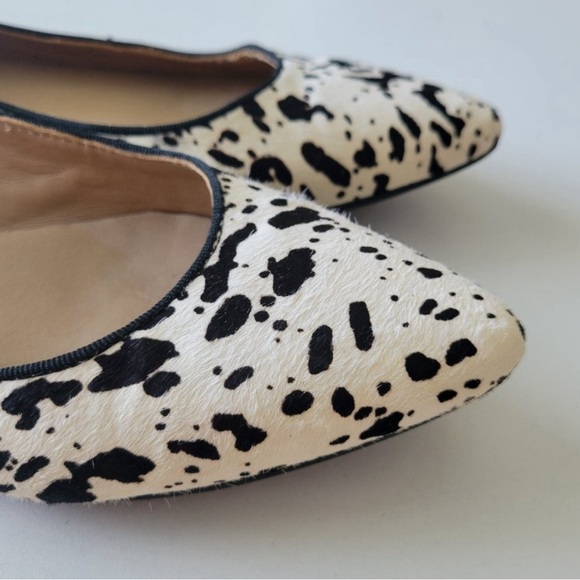 Mercanti Fiorentini Slip on Flats Women's Size 8.5 Animal Print Made in Italy - Picture 6 of 11